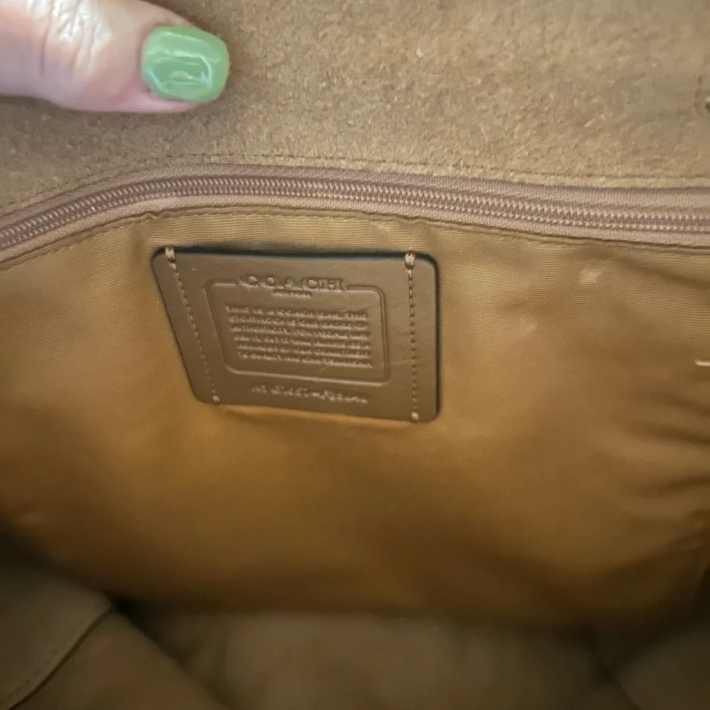 Coach Metallic Rose Gold Mini Backpack - Picture 9 of 11
